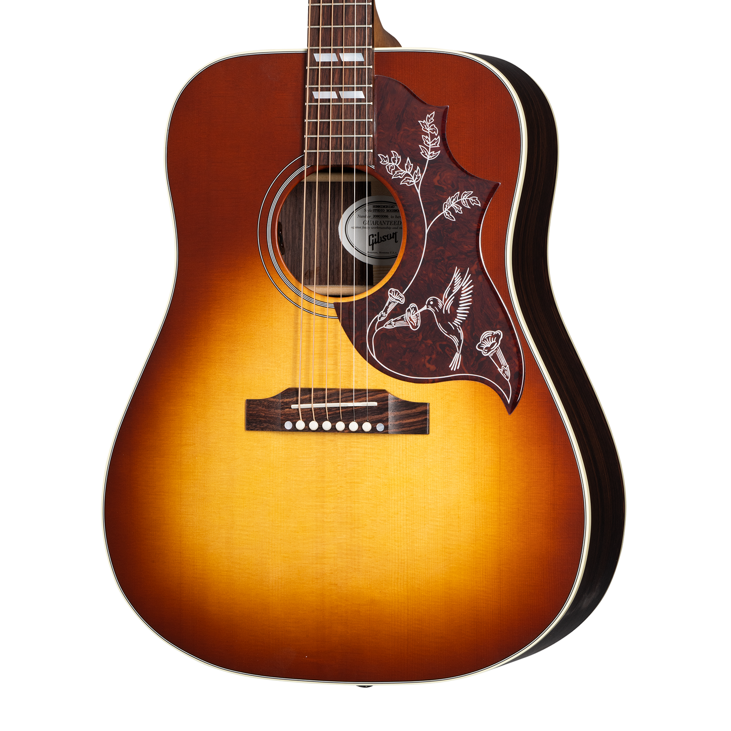 Gibson Hummingbird Studio Rosewood, Satin Rosewood Burst Acoustic Guitar Gibson