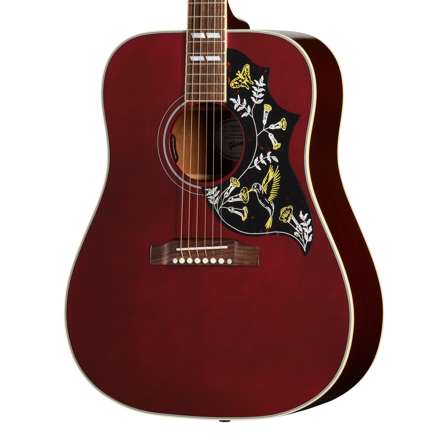 Gibson Hummingbird Standard, Wine Red, Exclusive Acoustic Guitar Gibson