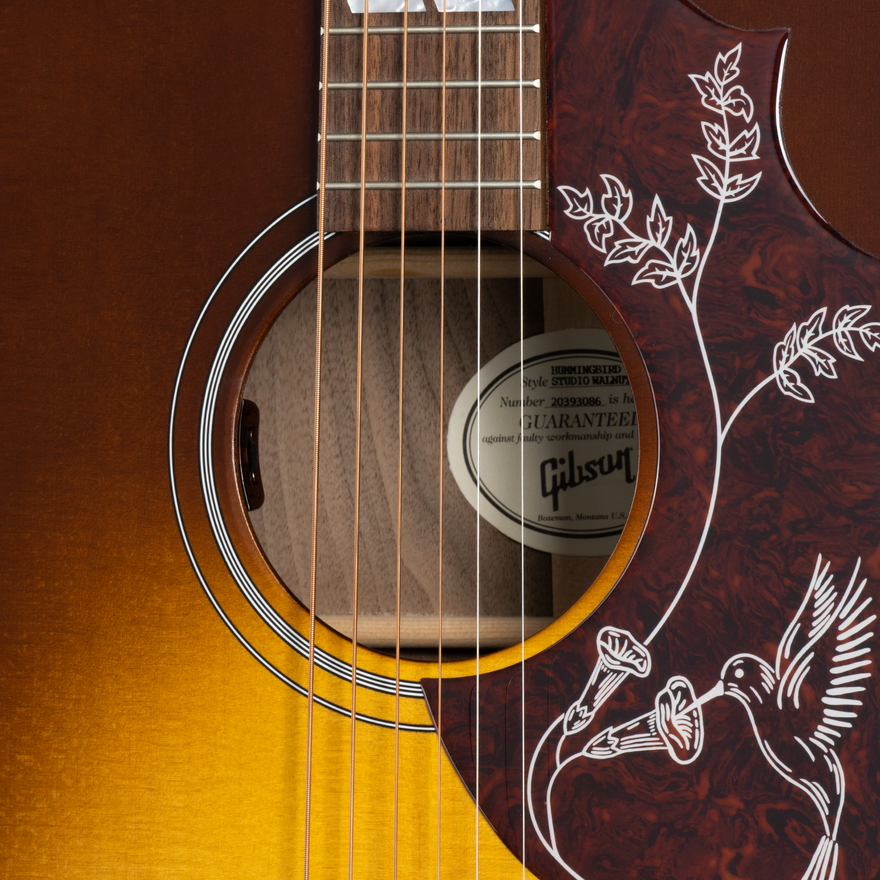 Gibson Hummingbird Studio Walnut, Satin Walnut Burst Acoustic Guitar Gibson