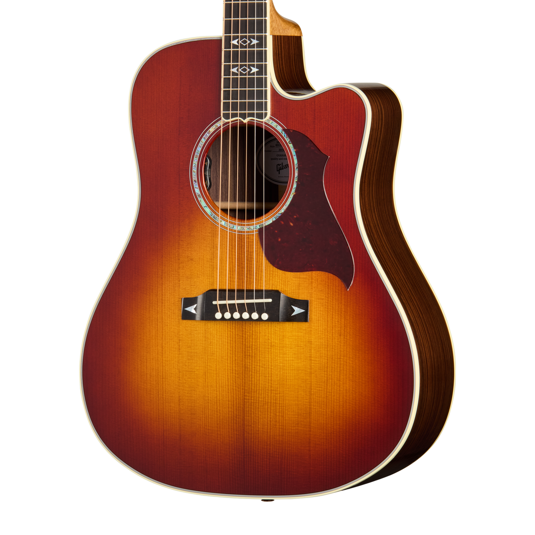 Gibson Songwriter Recording Artist EC, Rosewood Burst Acoustic Guitar Gibson