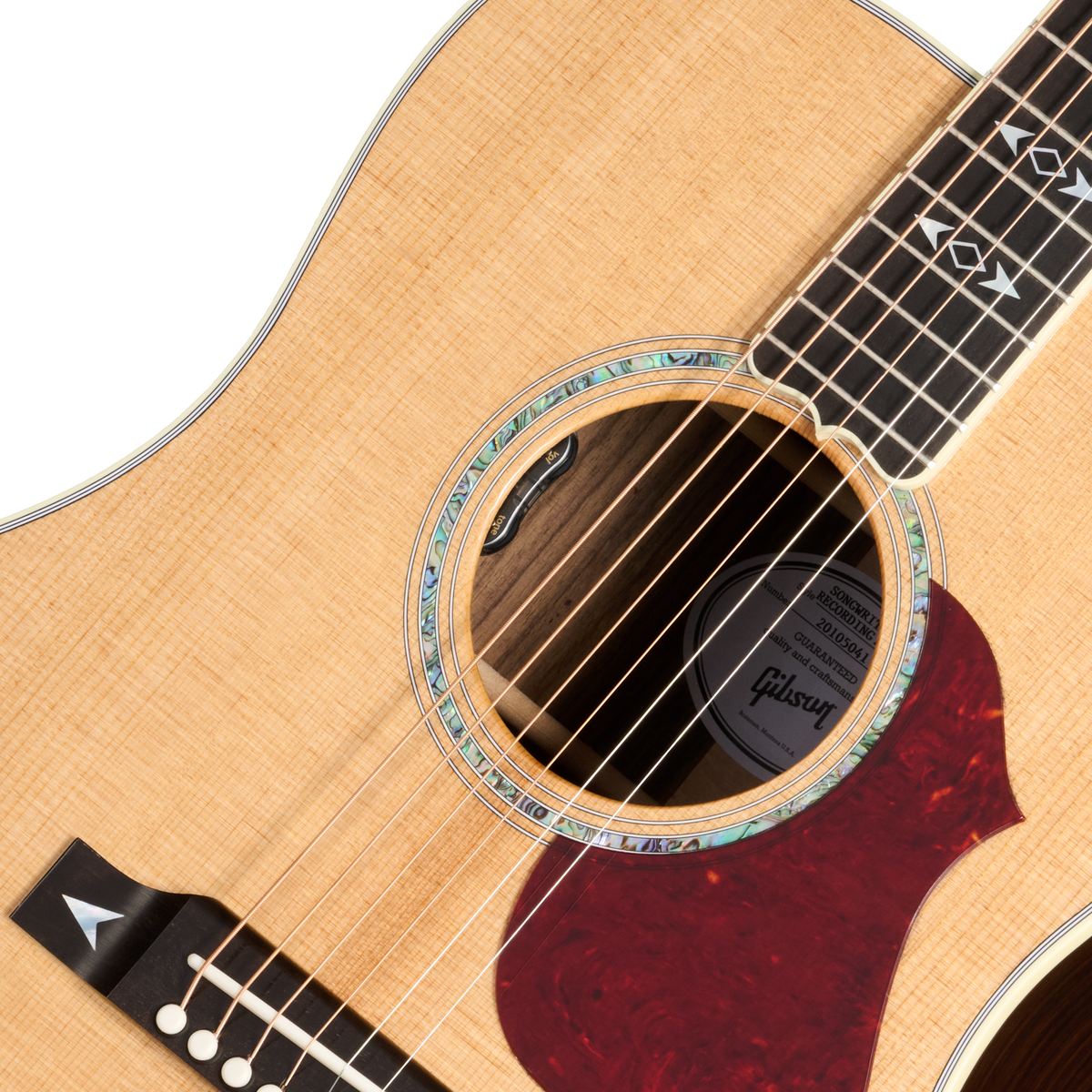 Gibson Songwriter Recording Artist, Antique Natural Acoustic Guitar Gibson
