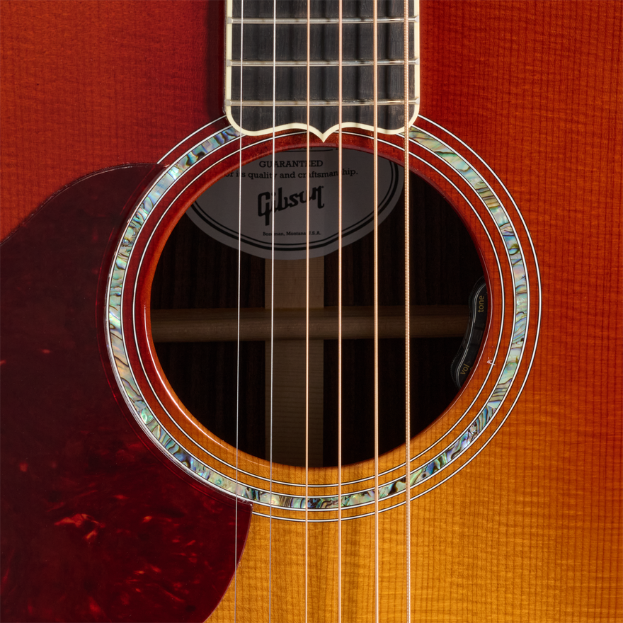 Gibson Songwriter Recording Artist with HiFi DNA, Left-Handed, Rosewood Burst Acoustic Guitar Gibson