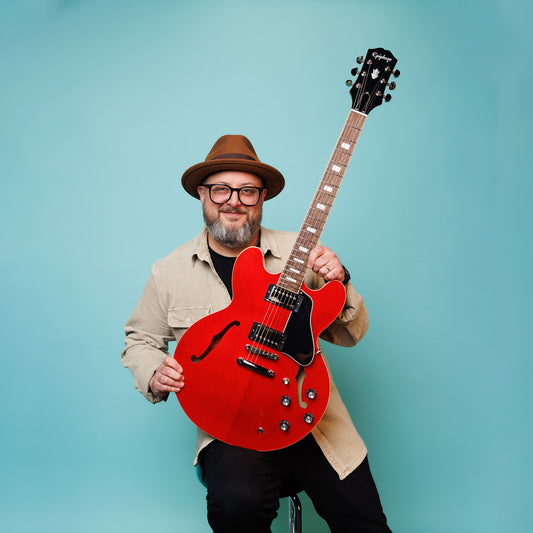 Epiphone Marty Schwartz ES-335, Sixties Cherry Electric Guitar Epiphone