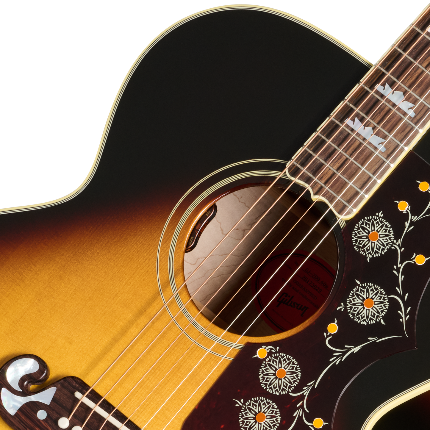 Gibson SJ-200 60s Original, Vintage Sunburst Acoustic Guitar Gibson