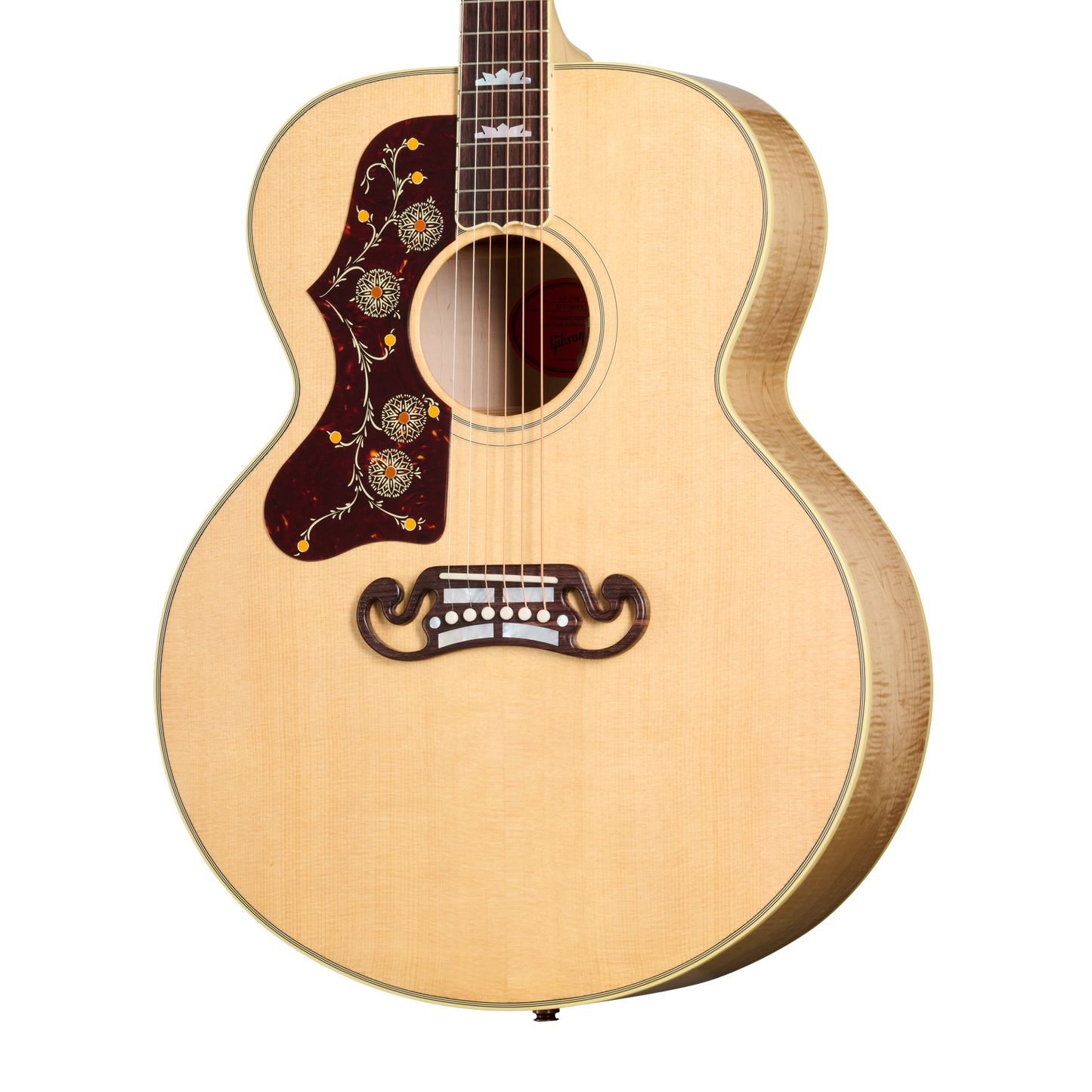 Gibson SJ-200 Original, Left-Handed, Antique Natural Acoustic Guitar Gibson