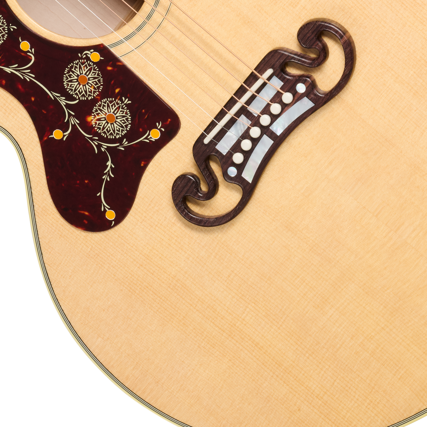 Gibson SJ-200 Original, Left-Handed, Antique Natural Acoustic Guitar Gibson