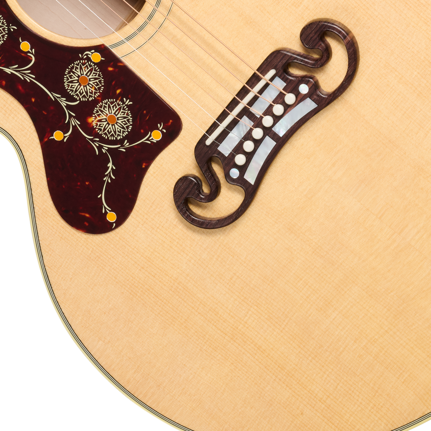 Gibson SJ-200 Original, Left-Handed, Antique Natural Acoustic Guitar Gibson