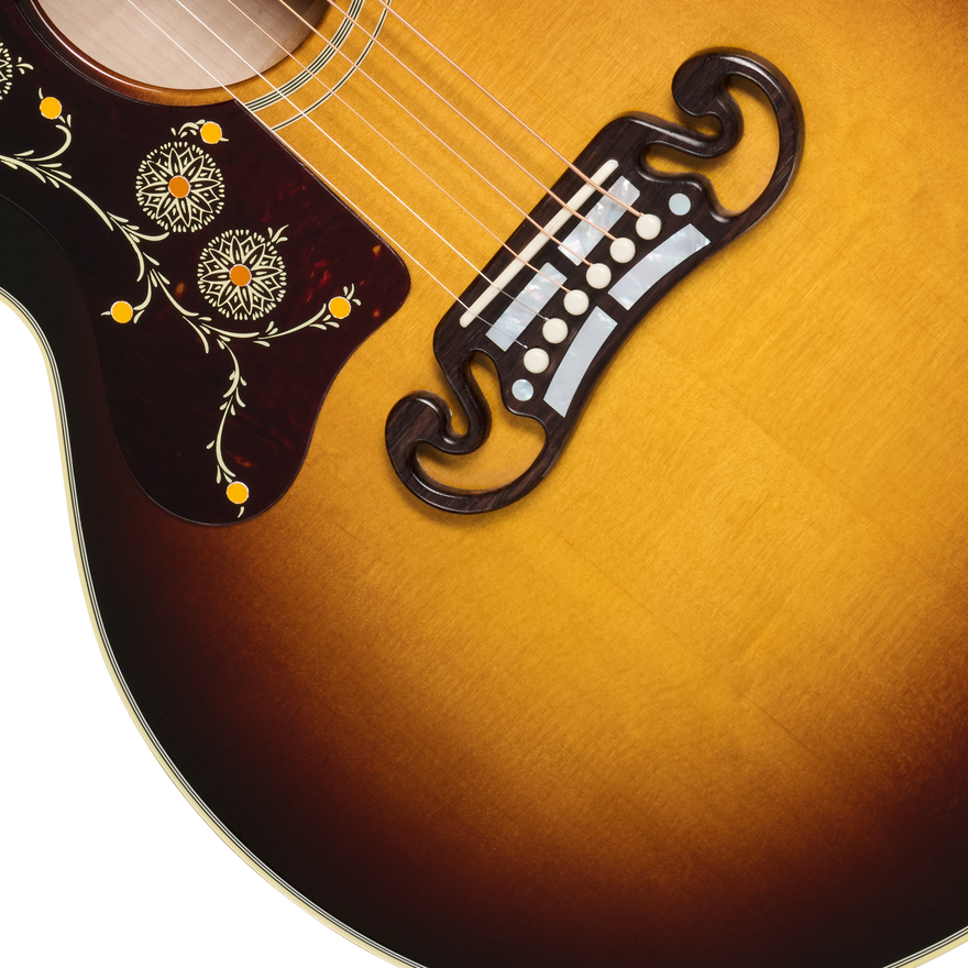 Gibson SJ-200 Original, Left-Handed, Vintage Sunburst Acoustic Guitar Gibson