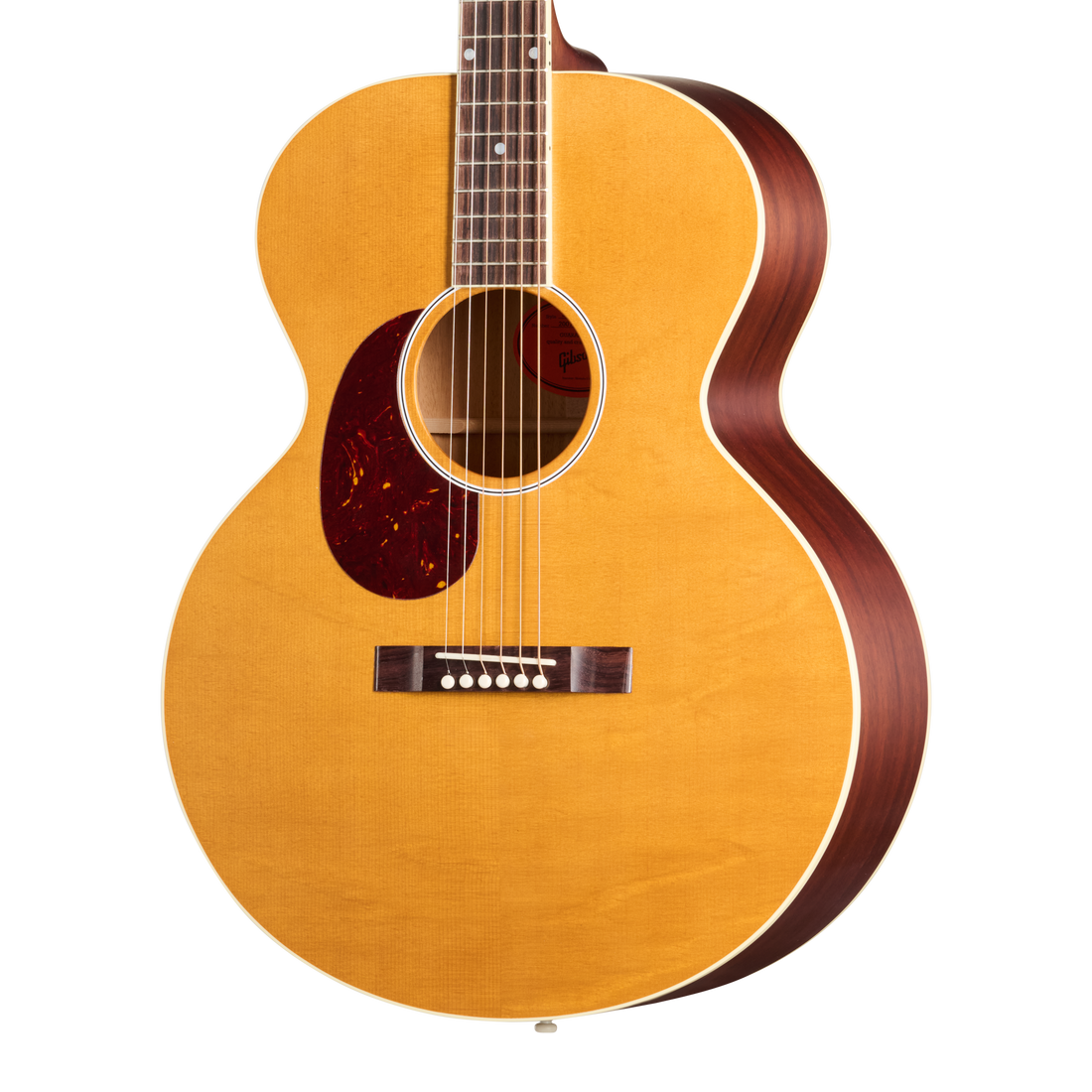 Gibson J-185 Century 12-Fret, Left-Handed, Vintage Amber Acoustic Guitar Gibson