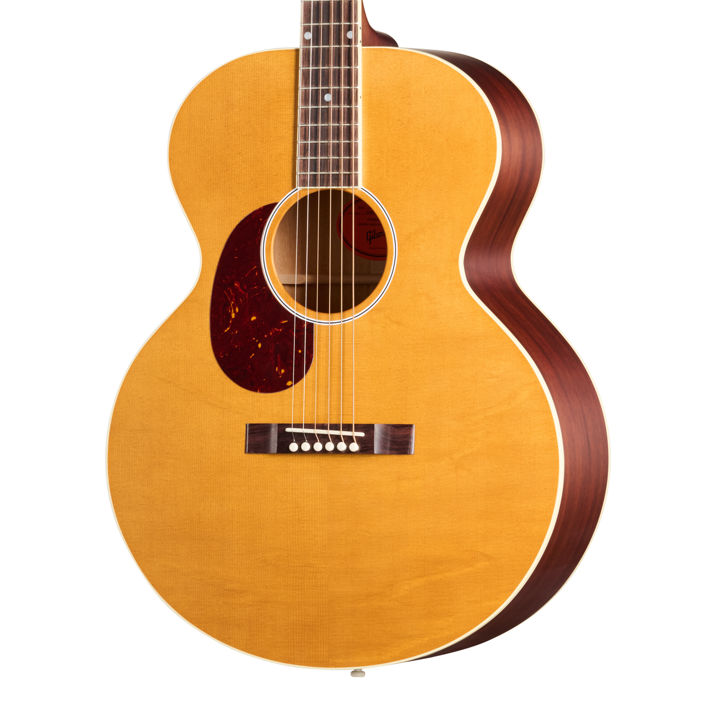 Gibson J-185 Century 12-Fret, Left-Handed, Vintage Amber Acoustic Guitar Gibson