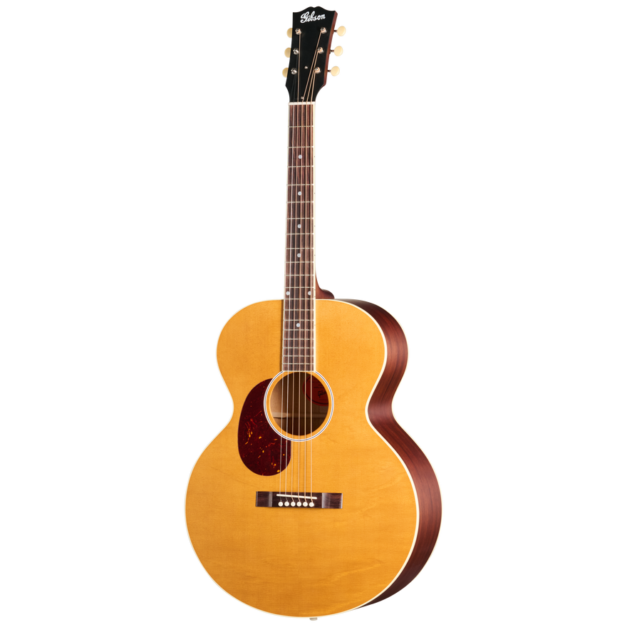 Gibson J-185 Century 12-Fret, Left-Handed, Vintage Amber Acoustic Guitar Gibson