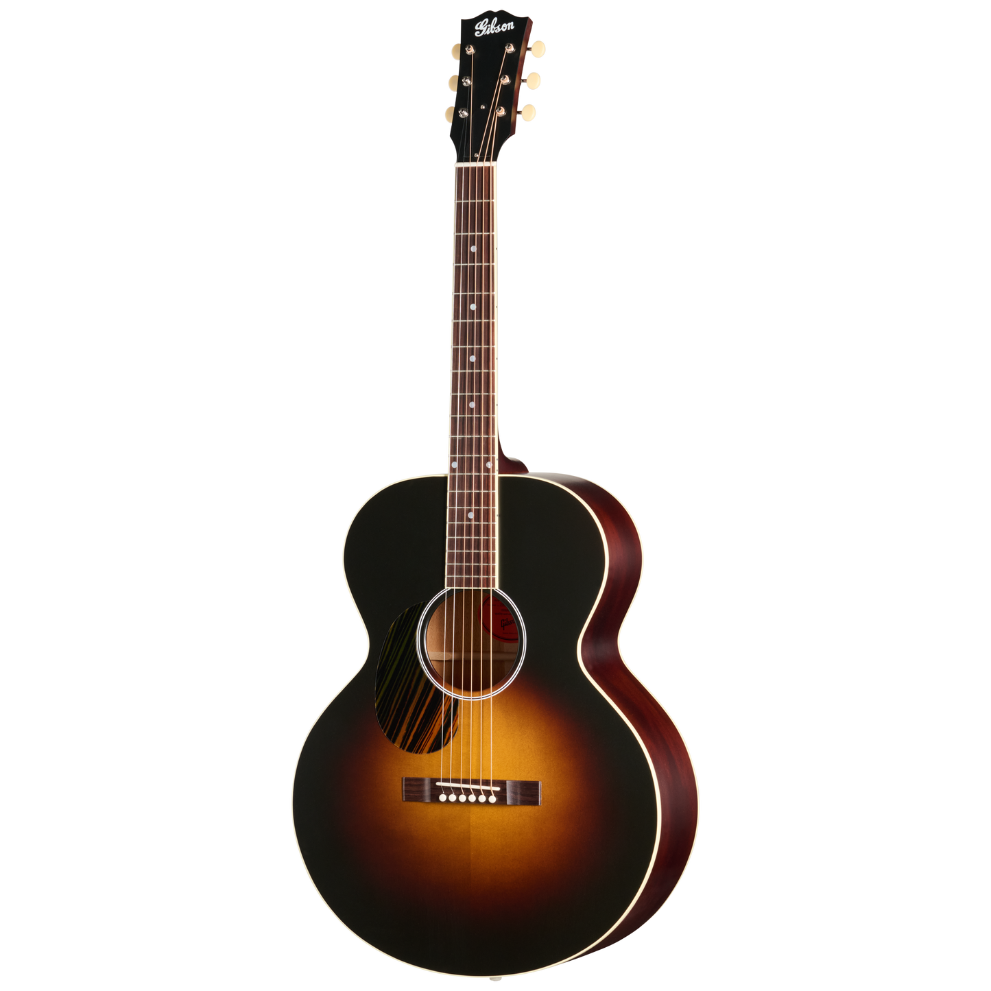 Gibson J-185 Century 12-Fret, Left-Handed, Vintage Sunburst Acoustic Guitar Gibson