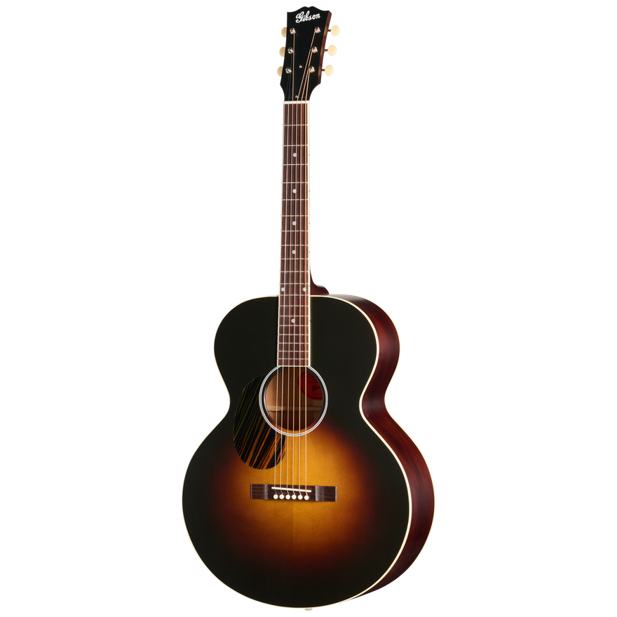 Gibson J-185 Century 12-Fret, Left-Handed, Vintage Sunburst Acoustic Guitar Gibson