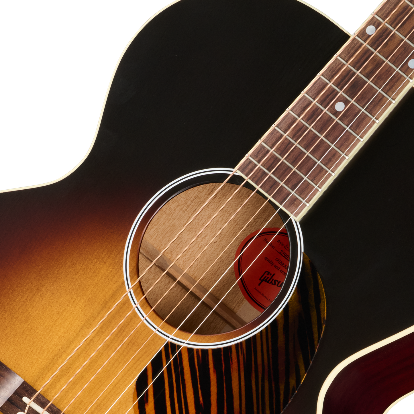 Gibson J-185 Century 12-Fret, Vintage Sunburst Acoustic Guitar Gibson