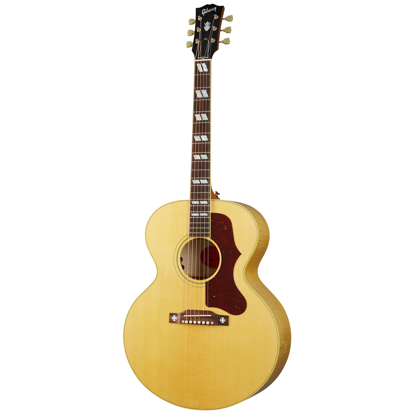 Gibson J-185 Original, Left-Handed, Antique Natural Acoustic Guitar Gibson