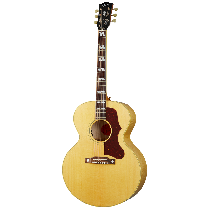 Gibson J-185 Original, Left-Handed, Antique Natural Acoustic Guitar Gibson