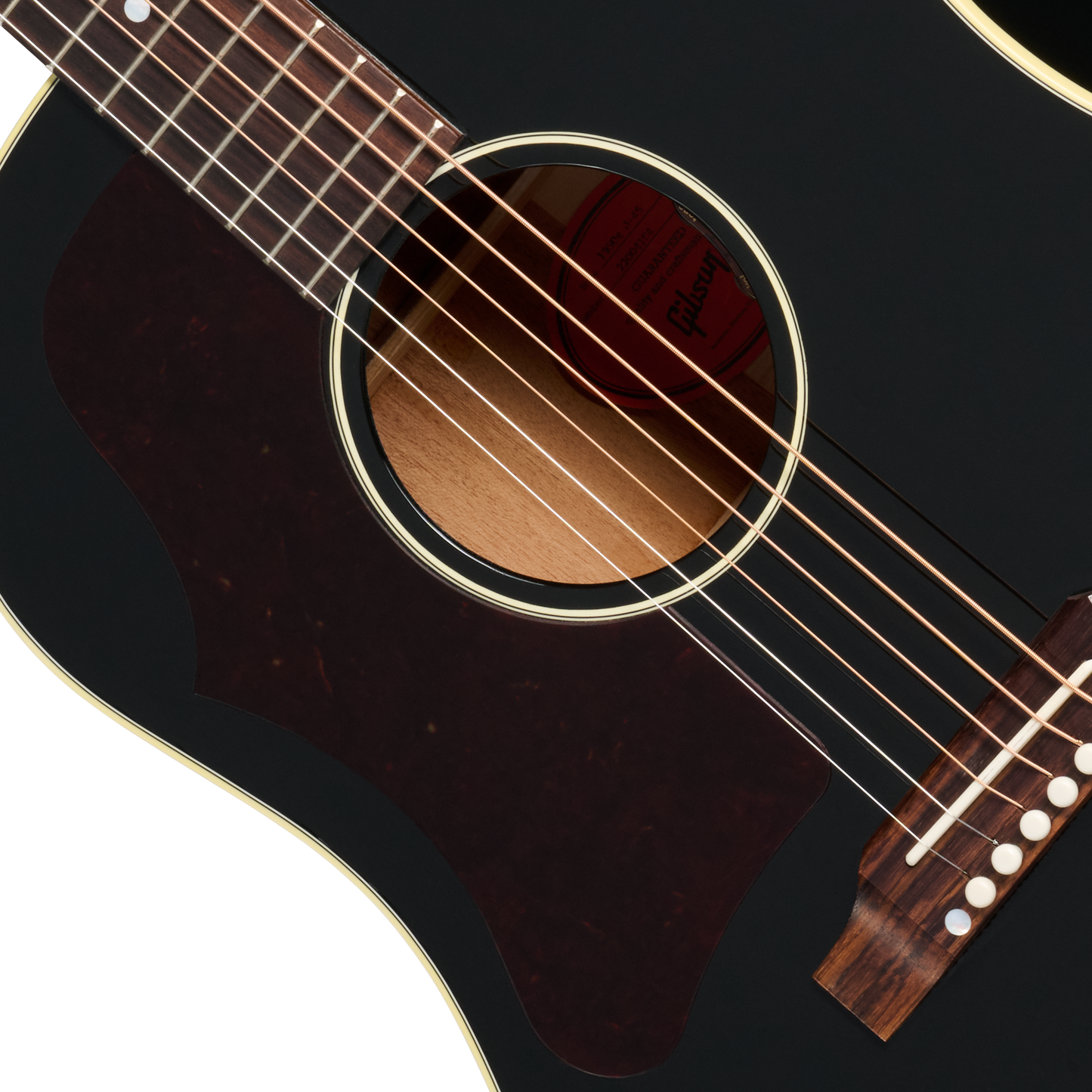 Gibson J-45 50s Original, Left-Handed, Ebony Acoustic Guitar Gibson