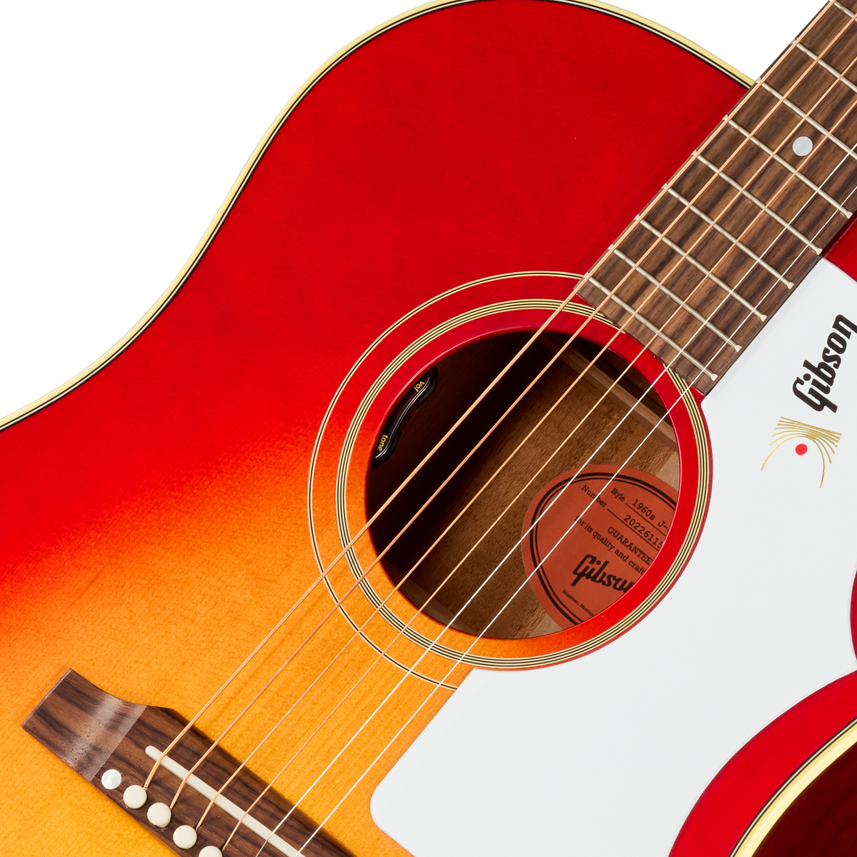 Gibson J-45 60s Original with HiFi DNA, Fixed Bridge, Vintage Cherry Sunburst Acoustic Guitar Gibson