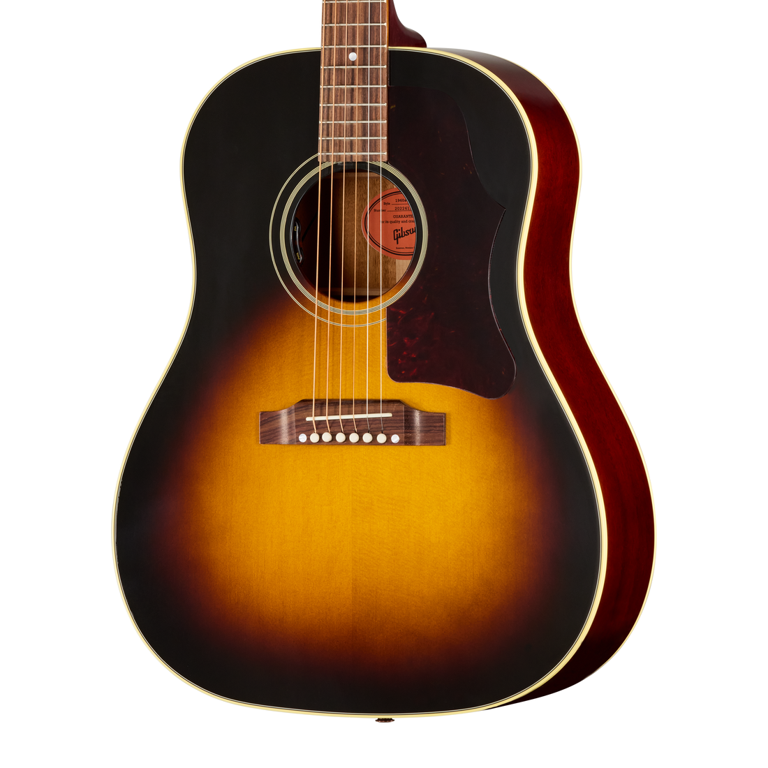 Gibson J-45 60s Original with HiFi DNA, Fixed Bridge, Vintage Sunburst Acoustic Guitar Gibson