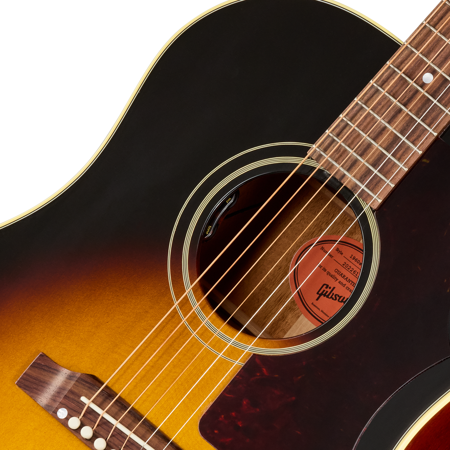 Gibson J-45 60s Original with HiFi DNA, Fixed Bridge, Vintage Sunburst Acoustic Guitar Gibson