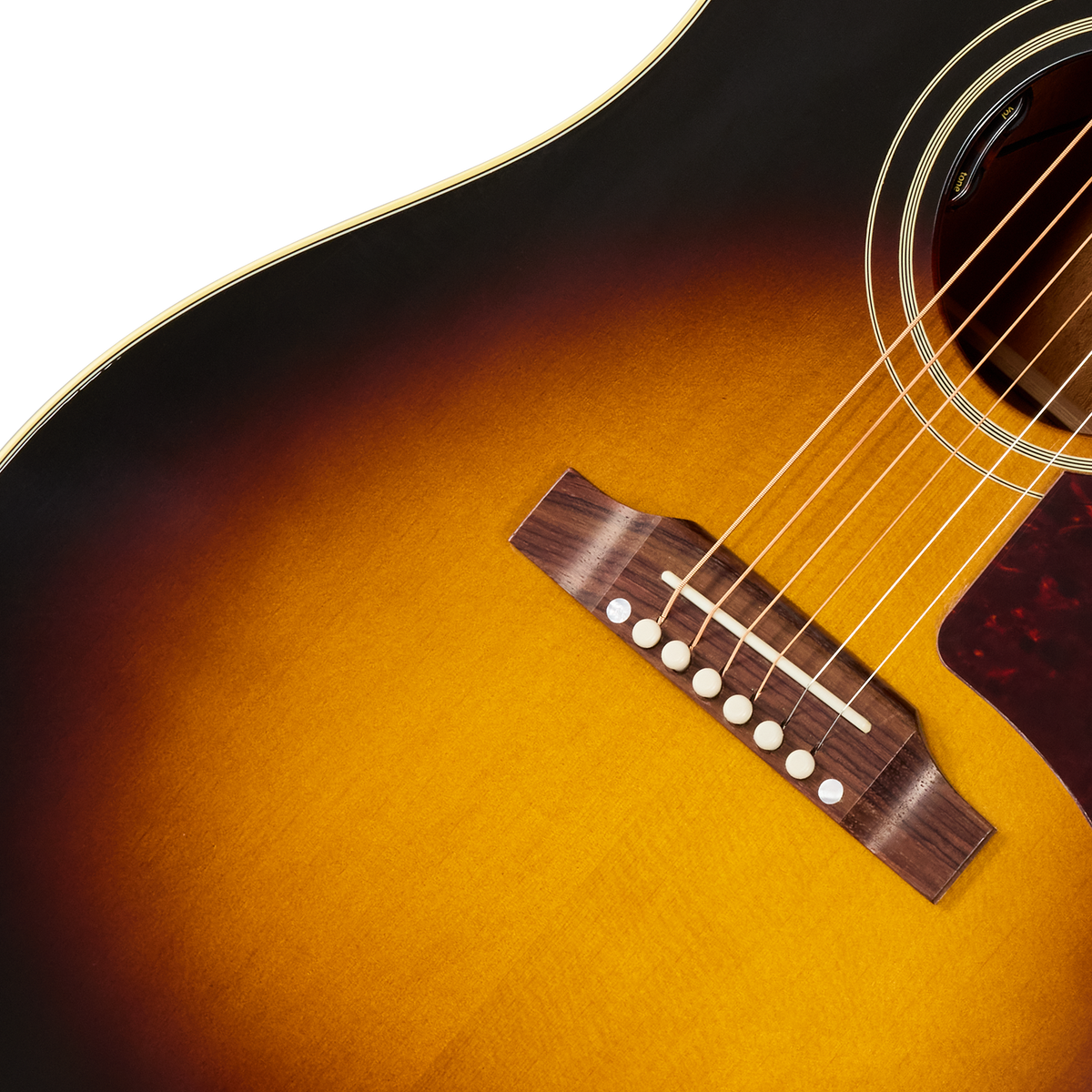 Gibson J-45 60s Original with HiFi DNA, Fixed Bridge, Vintage Sunburst Acoustic Guitar Gibson
