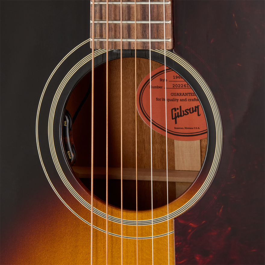 Gibson J-45 60s Original with HiFi DNA, Fixed Bridge, Vintage Sunburst Acoustic Guitar Gibson