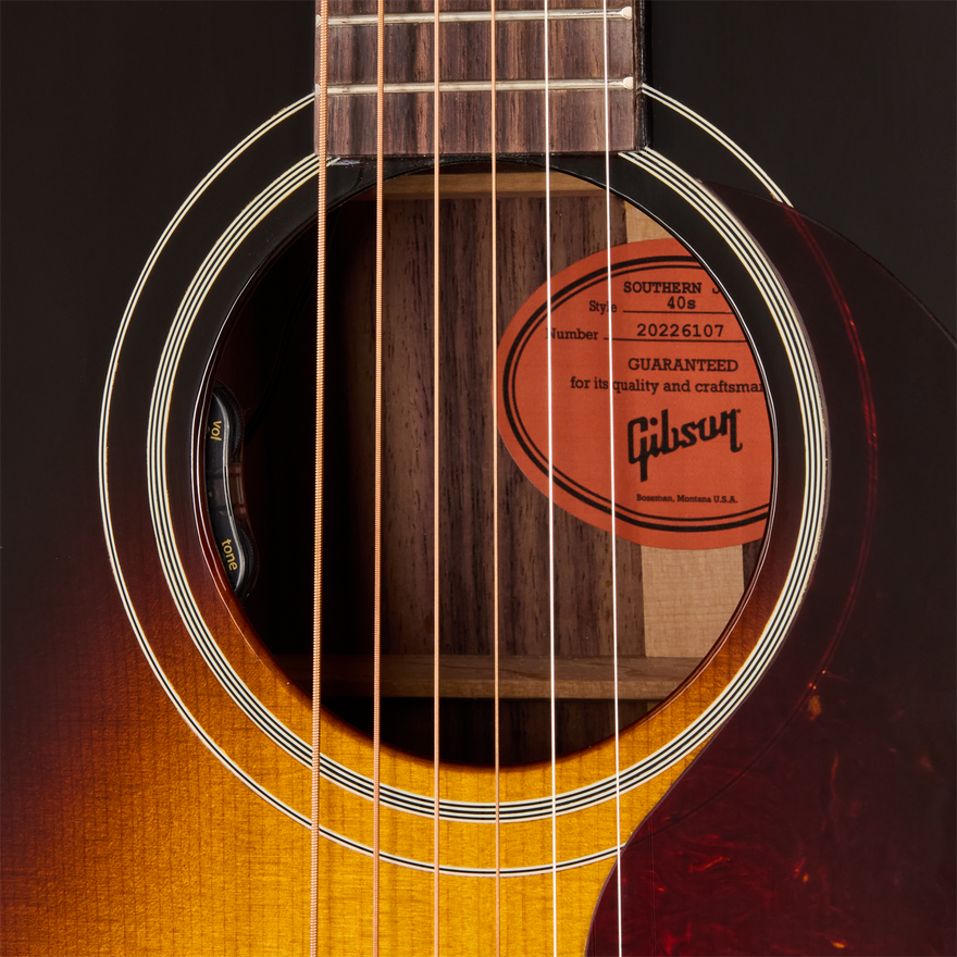 Gibson Southern Jumbo 40s Original with HiFi DNA, Vintage Sunburst Acoustic Guitar Gibson