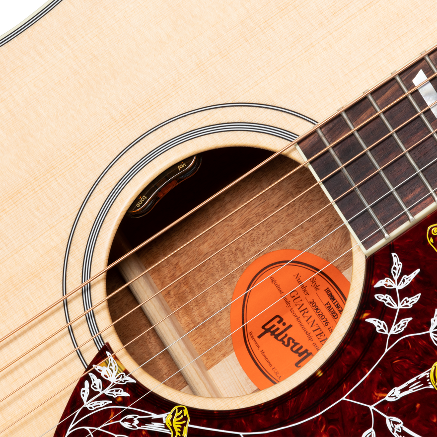 Gibson Hummingbird Faded, Left-Handed, Natural Acoustic Guitar Gibson