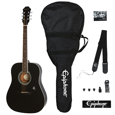 Epiphone FT-100 Player Pack, Ebony Player Pack Epiphone