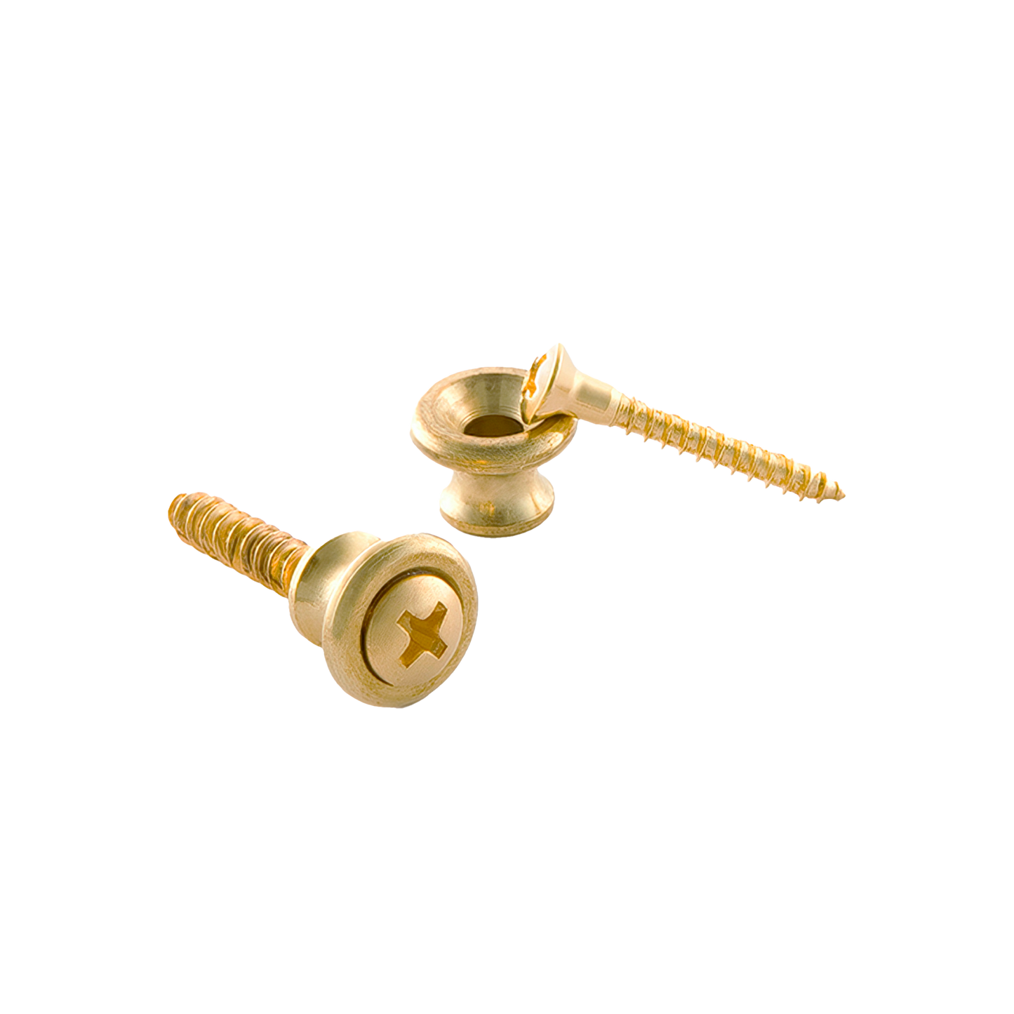 Gibson Strap Buttons, Brass, 2 pcs. Strap Button Gibson