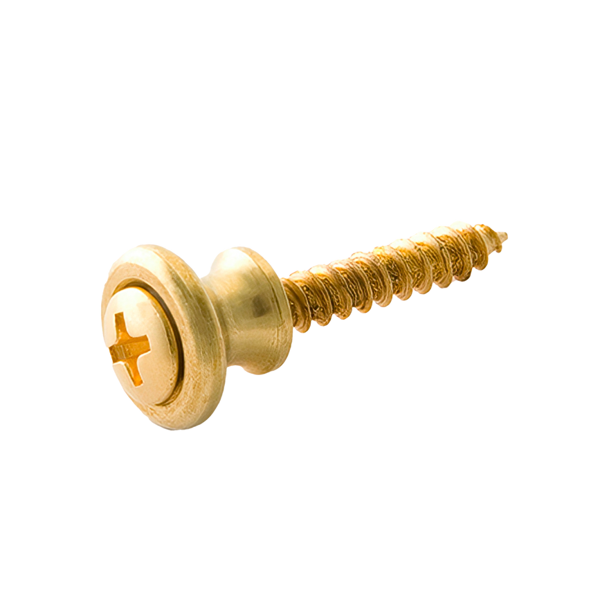 Gibson Strap Buttons, Brass, 2 pcs. Strap Button Gibson
