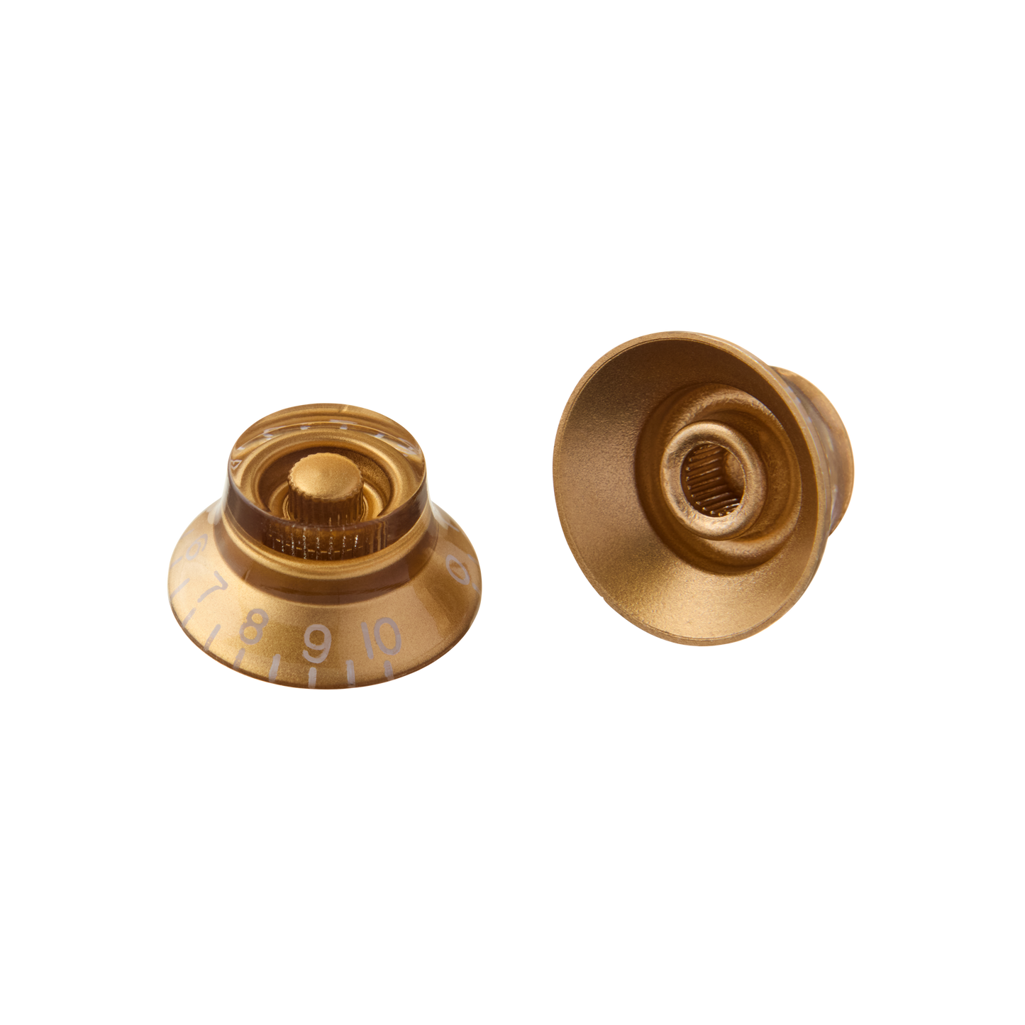 Gibson Top Hat Knobs, Vintage Gold, 4 pack Knob Gibson