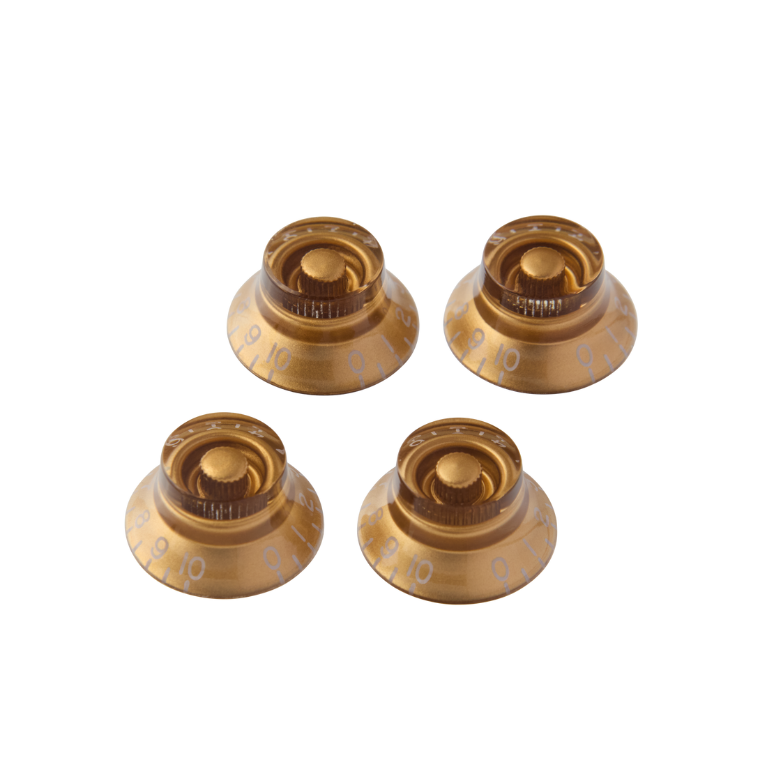 Gibson Top Hat Knobs, Vintage Gold, 4 pack Knob Gibson