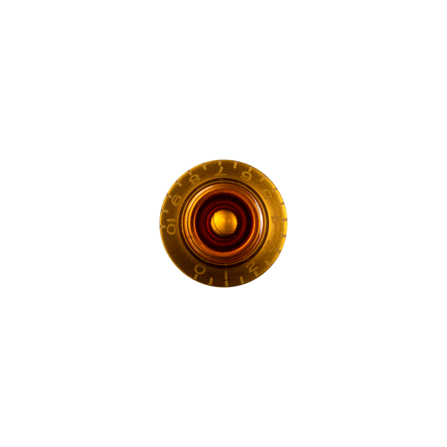 Gibson Top Hat Knobs, Vintage Amber, 4 pack Knob Gibson