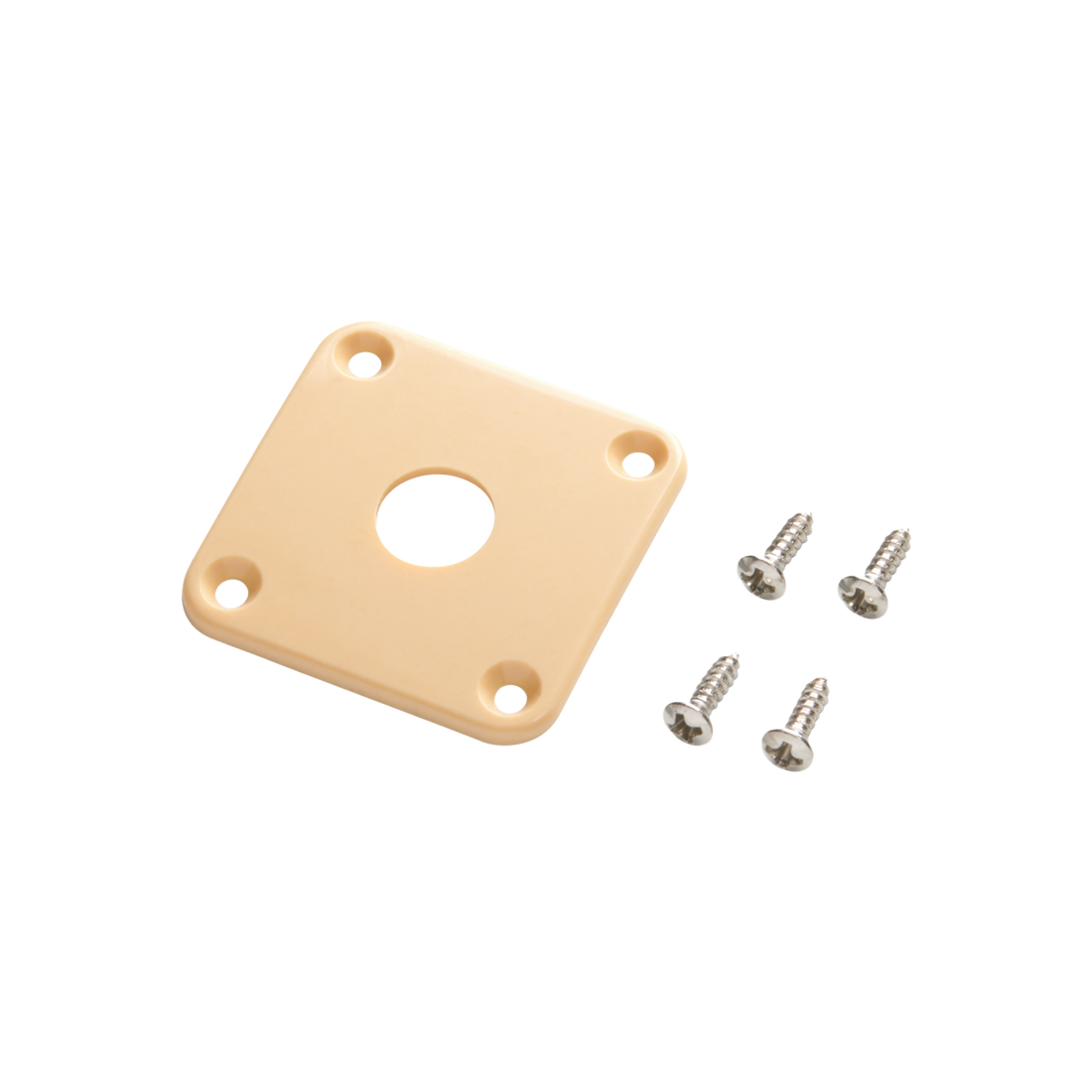 Gibson Plastic Jack Plate, Cream Jack Plate Gibson