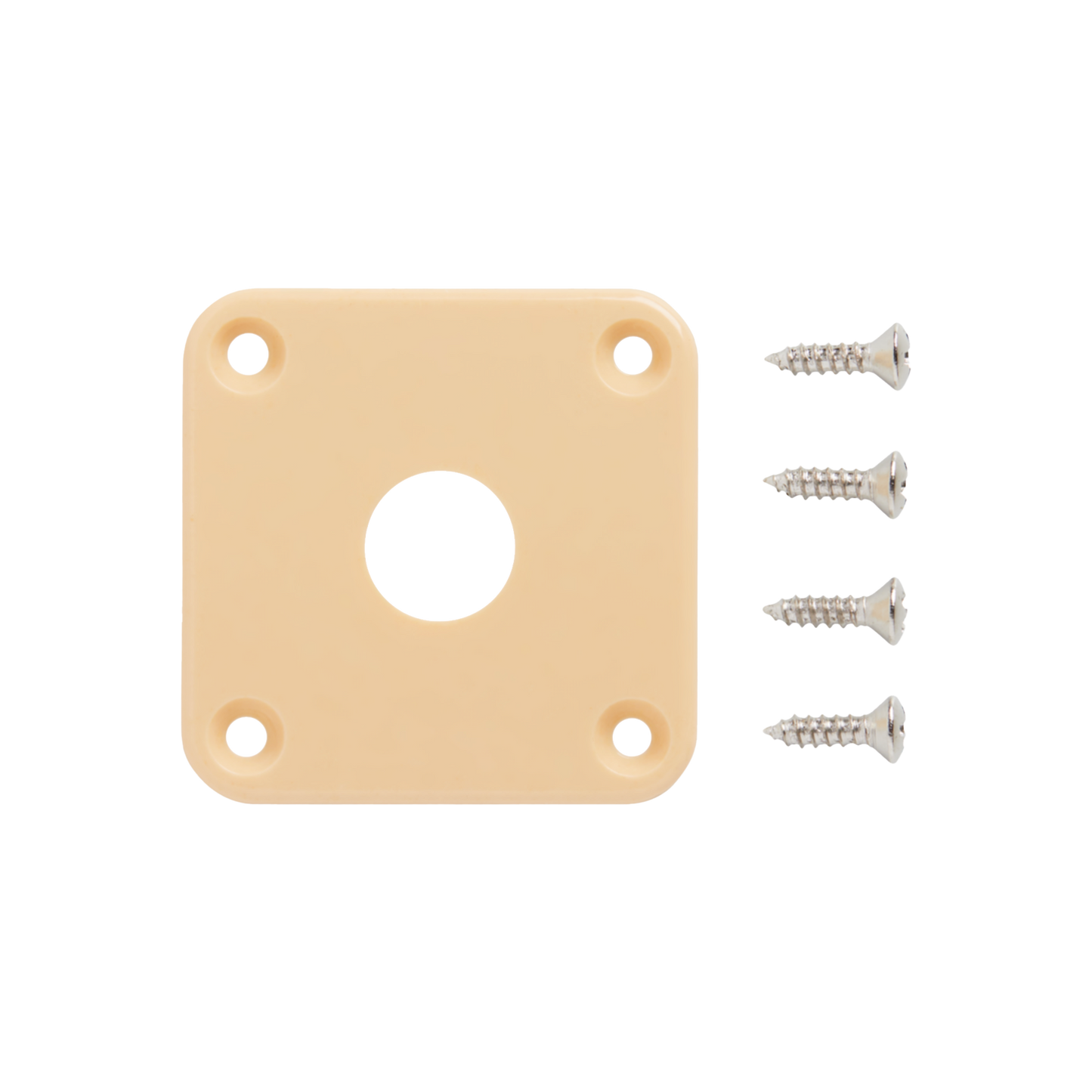 Gibson Plastic Jack Plate, Cream Jack Plate Gibson