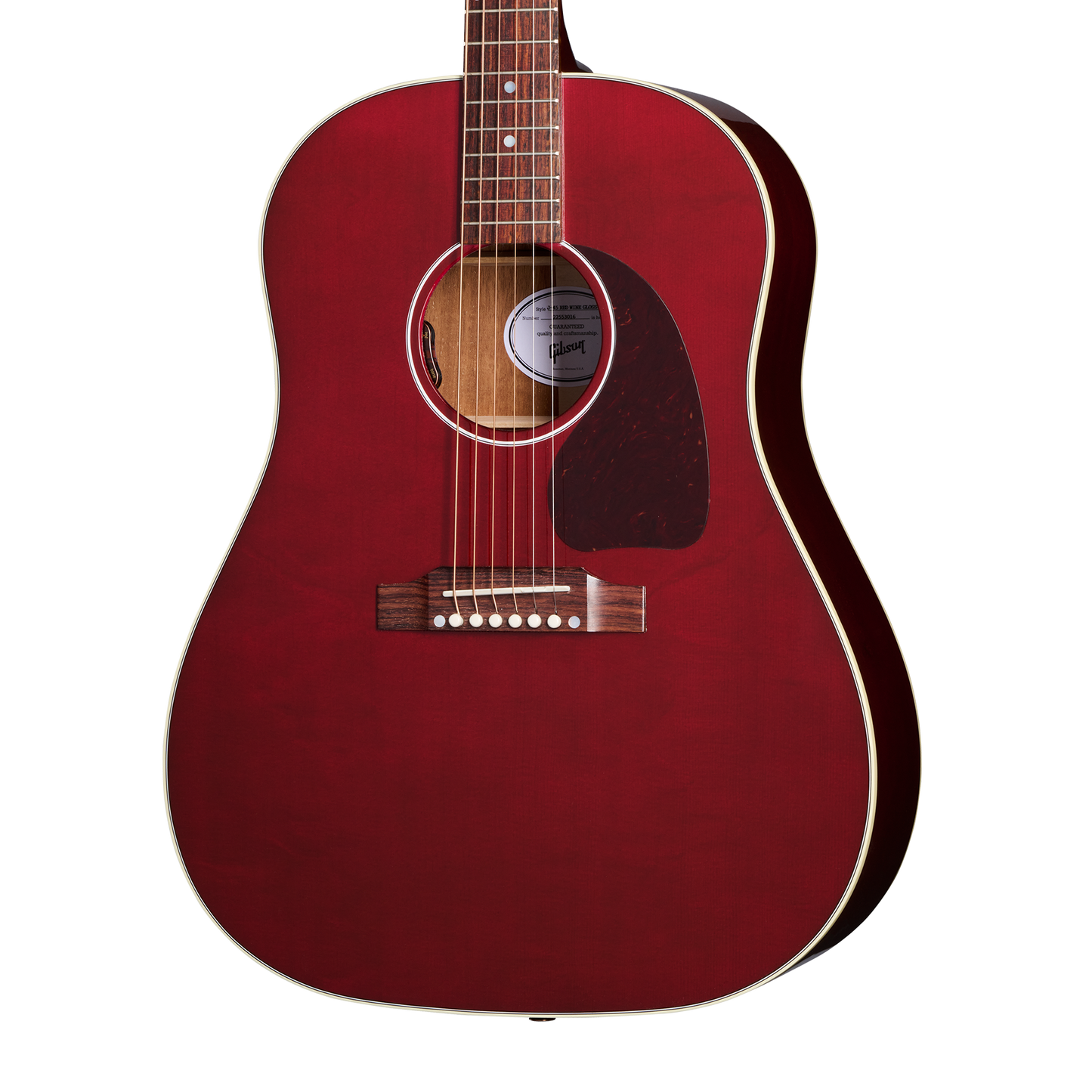 Gibson J-45 Standard, Wine Red, Exclusive Acoustic Guitar Gibson