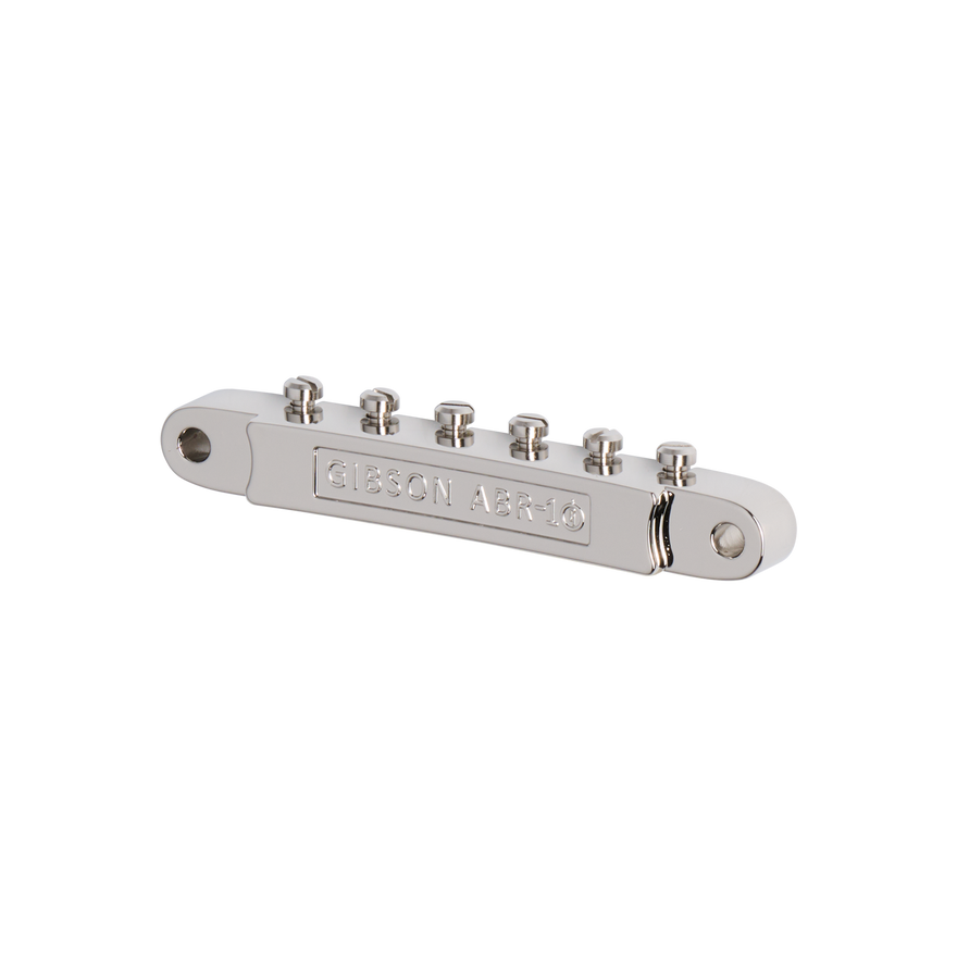 Gibson Historic Reissue Non-Wire ABR-1 Bridge, Nickel, Exclusive Bridge Gibson