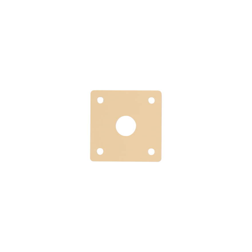 Gibson Historic Reissue Plastic Jack Plate, Cream, Exclusive Jack Plate Gibson