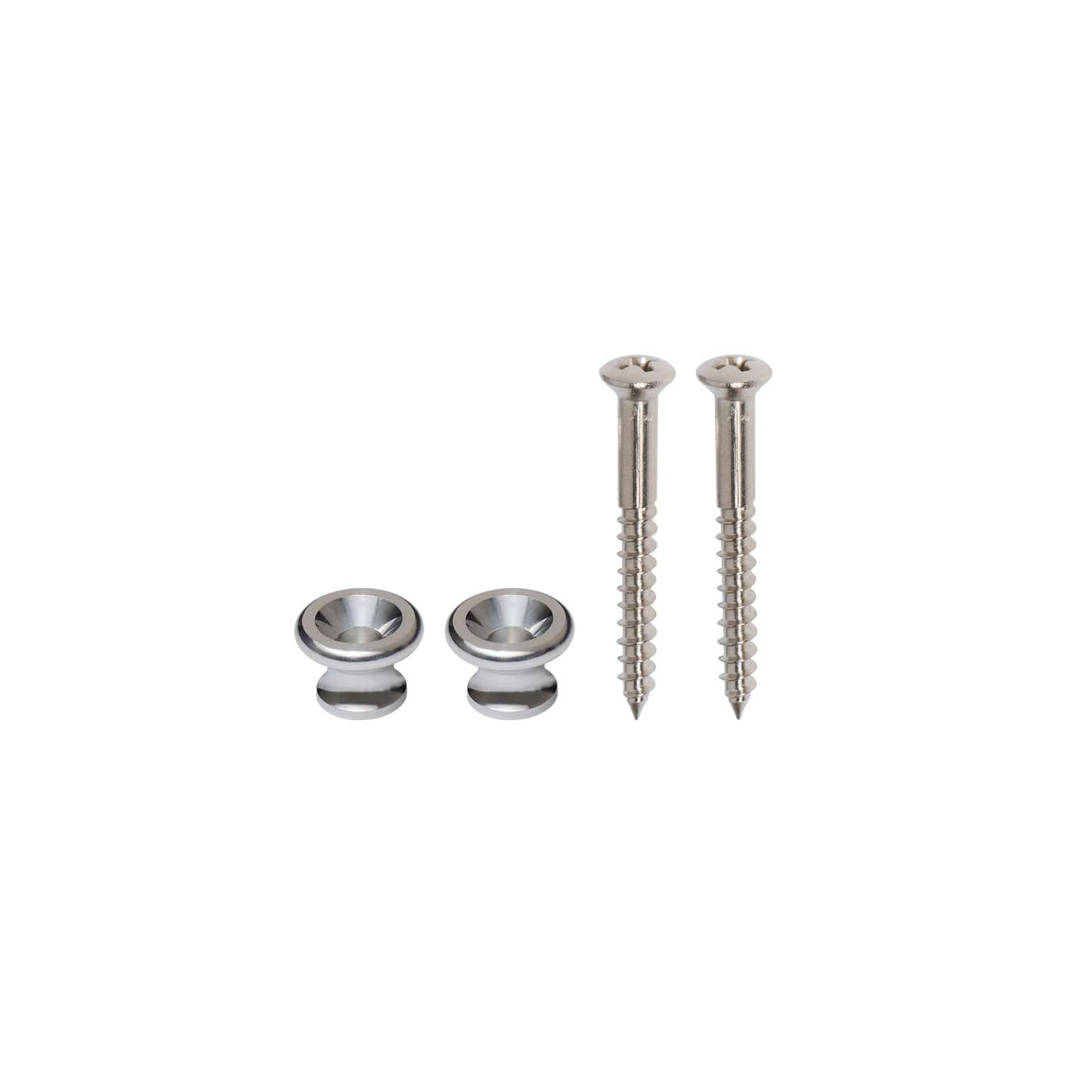 Gibson Historic Reissue Strap Buttons With Screws, Aluminum, Exclusive Strap Button Gibson