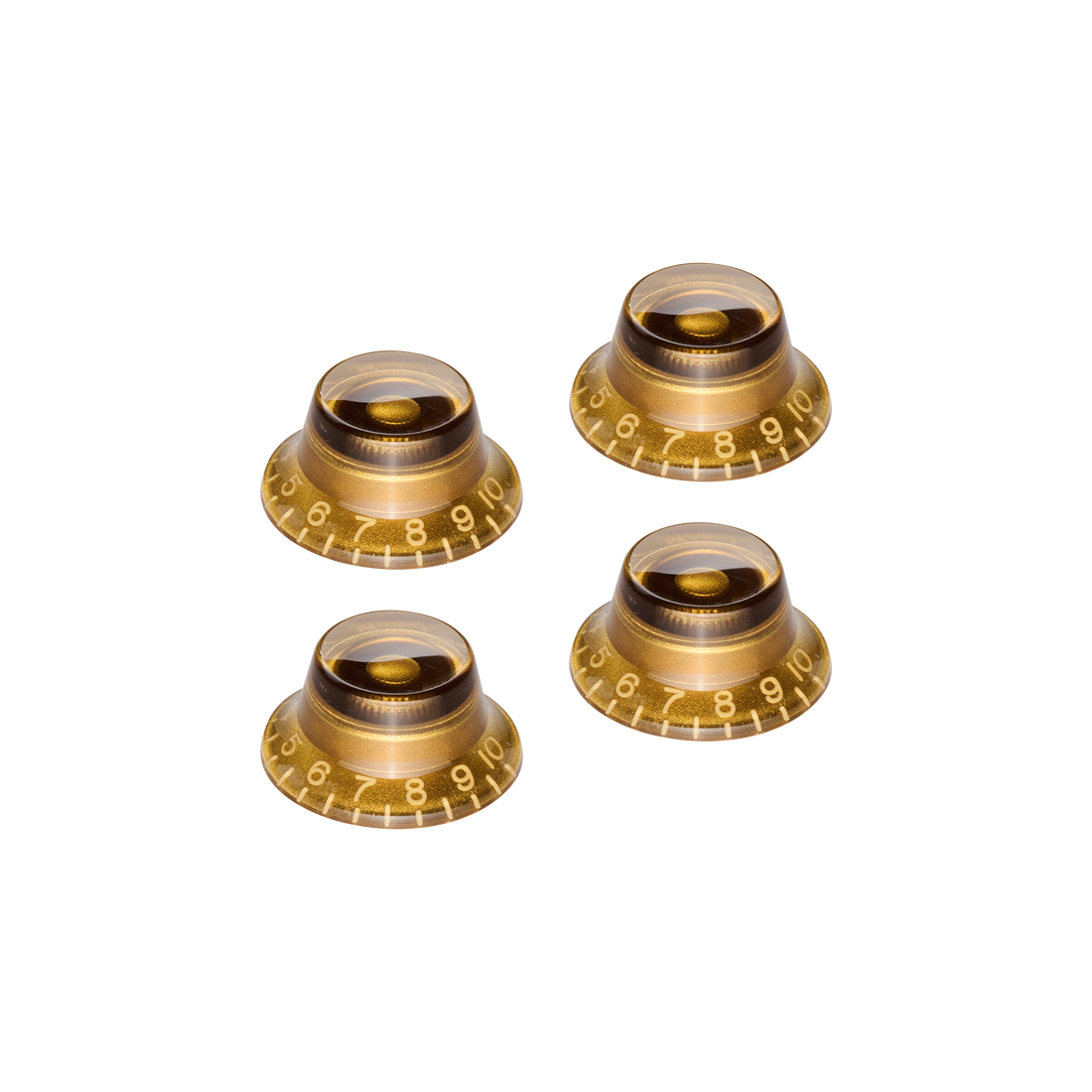 Gibson Historic Reissue Top Hat Knobs, Gold, 4 Pack, Exclusive Knob Gibson