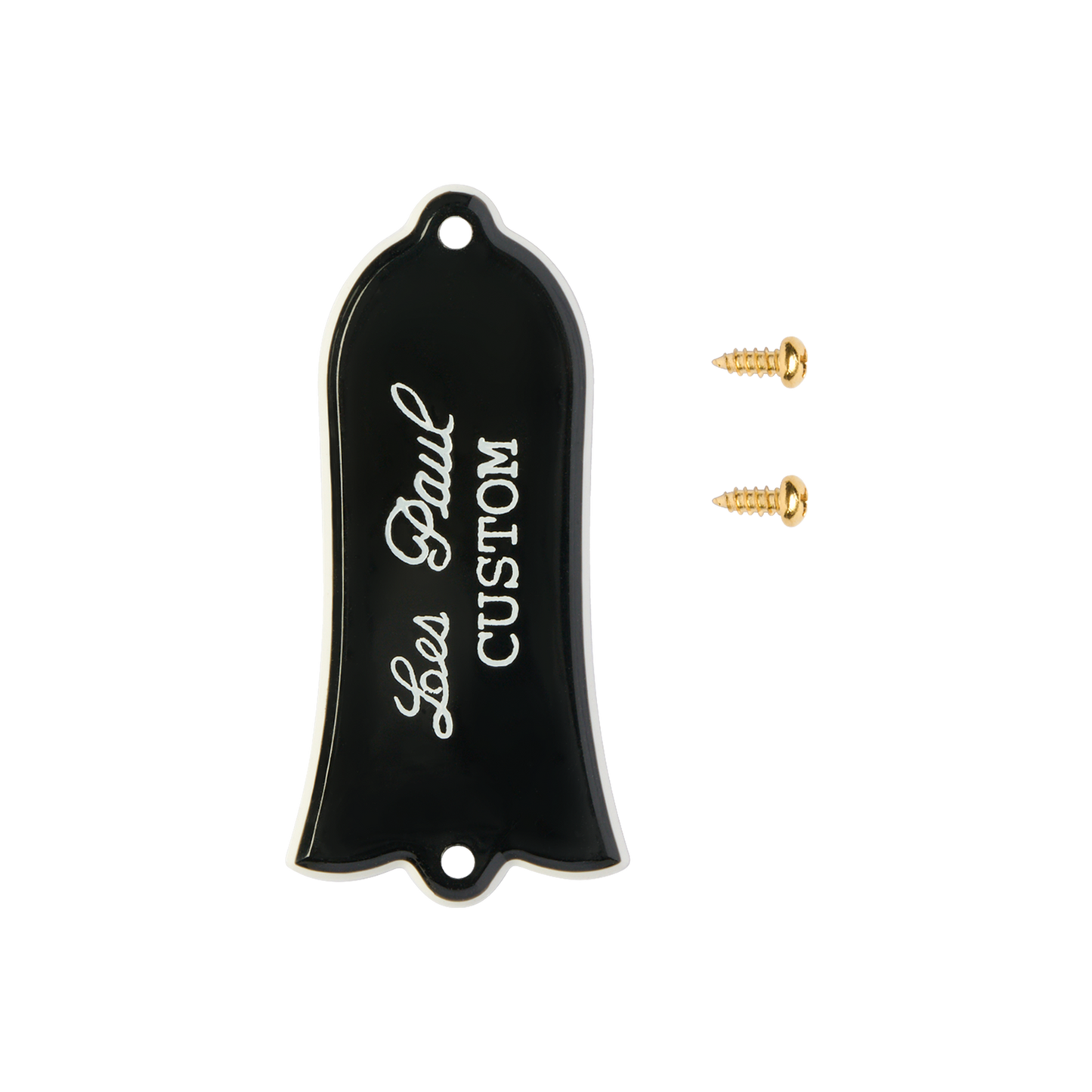 Gibson Truss Rod Cover, Les Paul Custom, Black Truss Rod Cover Gibson