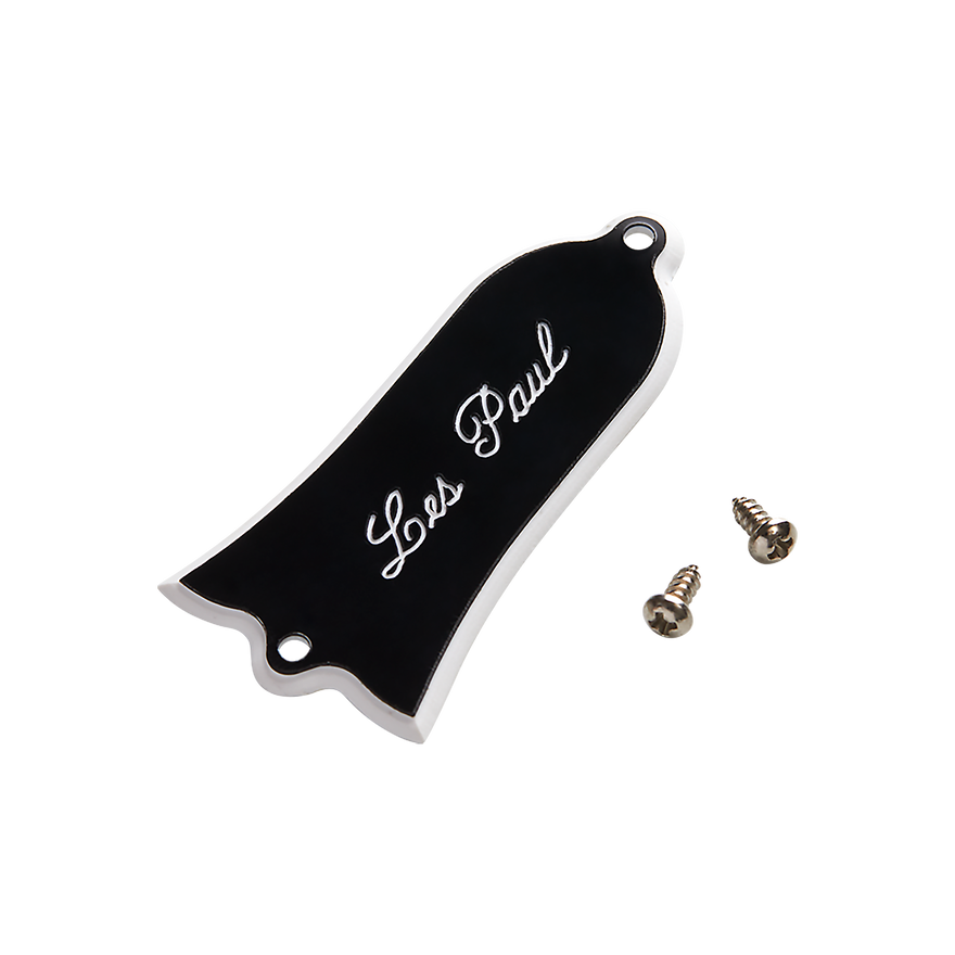Gibson '61 "Les Paul" Historic Truss Rod Cover, Black Truss Rod Cover Gibson