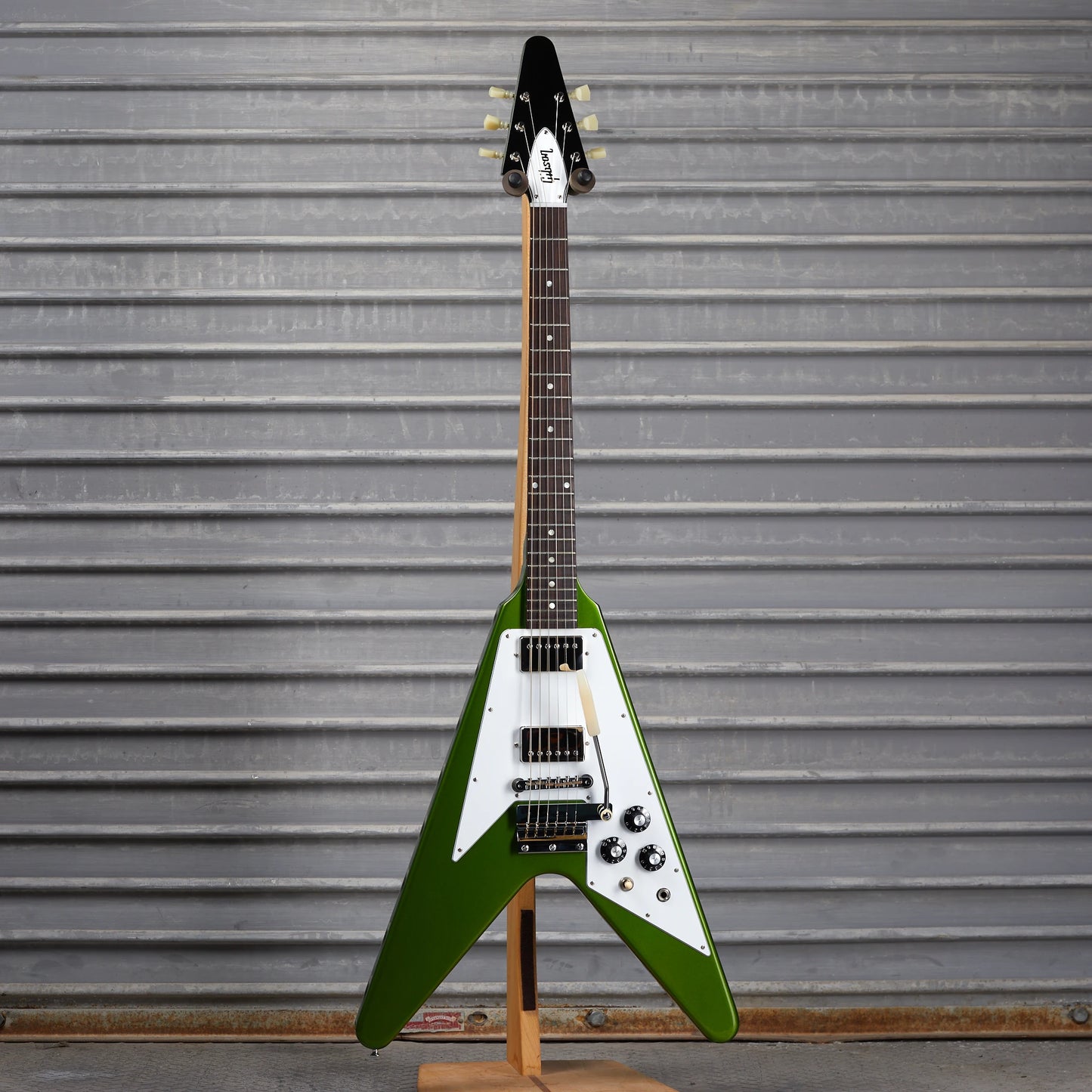 Gibson Mod™ Collection Flying V, Metallic Iguana Electric Guitar Gibson Mod™ Collection