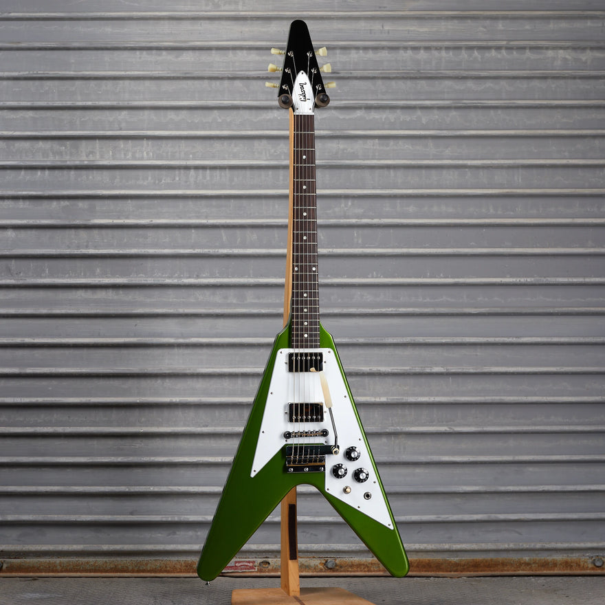 Gibson Mod™ Collection Flying V, Metallic Iguana Electric Guitar Gibson Mod™ Collection