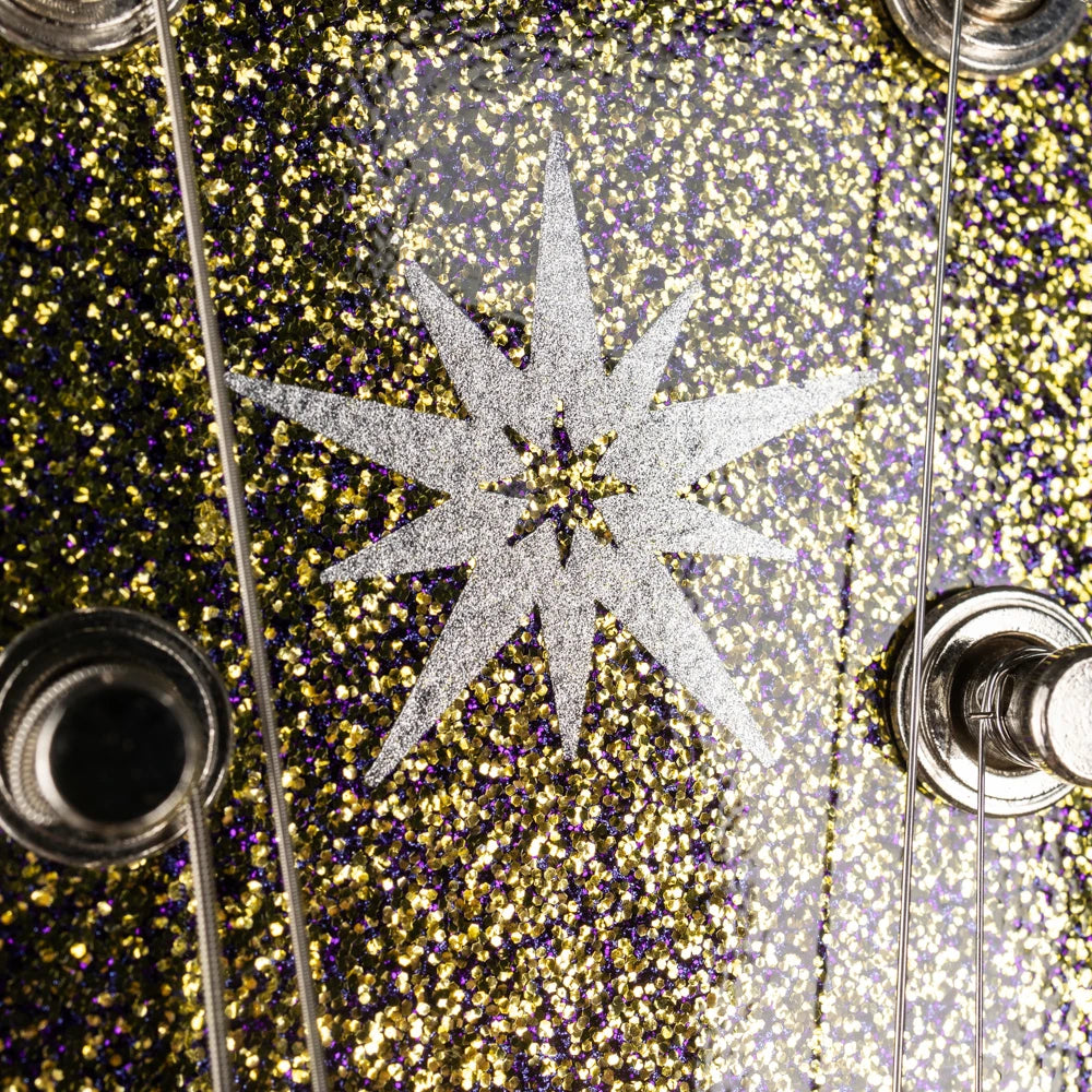 Gibson Mod™ Collection 1963 SG Junior Reissue Lightning Bar, Fools Gold Sparkle | Gibson Mod™ Collection Electric Guitar Gibson Mod™ Collection