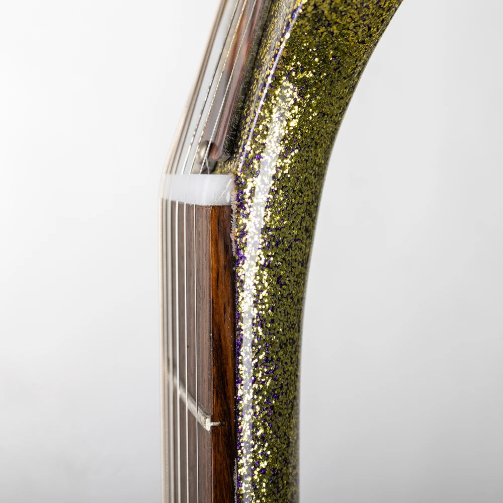 Gibson Mod™ Collection 1963 SG Junior Reissue Lightning Bar, Fools Gold Sparkle | Gibson Mod™ Collection Electric Guitar Gibson Mod™ Collection