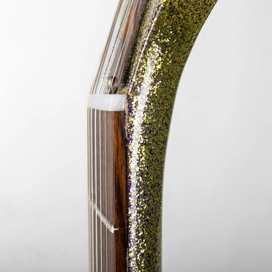 Gibson Mod™ Collection 1963 SG Junior Reissue Lightning Bar, Fools Gold Sparkle | Gibson Mod™ Collection Electric Guitar Gibson Mod™ Collection