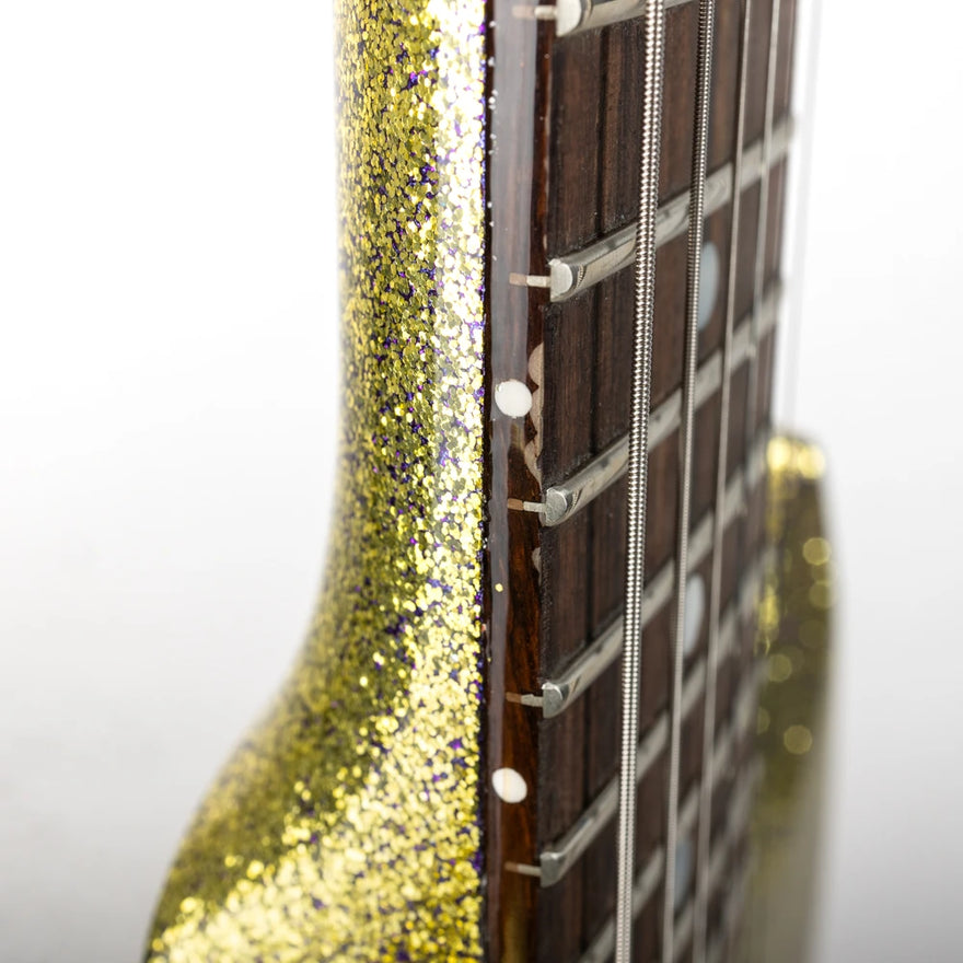 Gibson Mod™ Collection 1963 SG Junior Reissue Lightning Bar, Fools Gold Sparkle | Gibson Mod™ Collection Electric Guitar Gibson Mod™ Collection