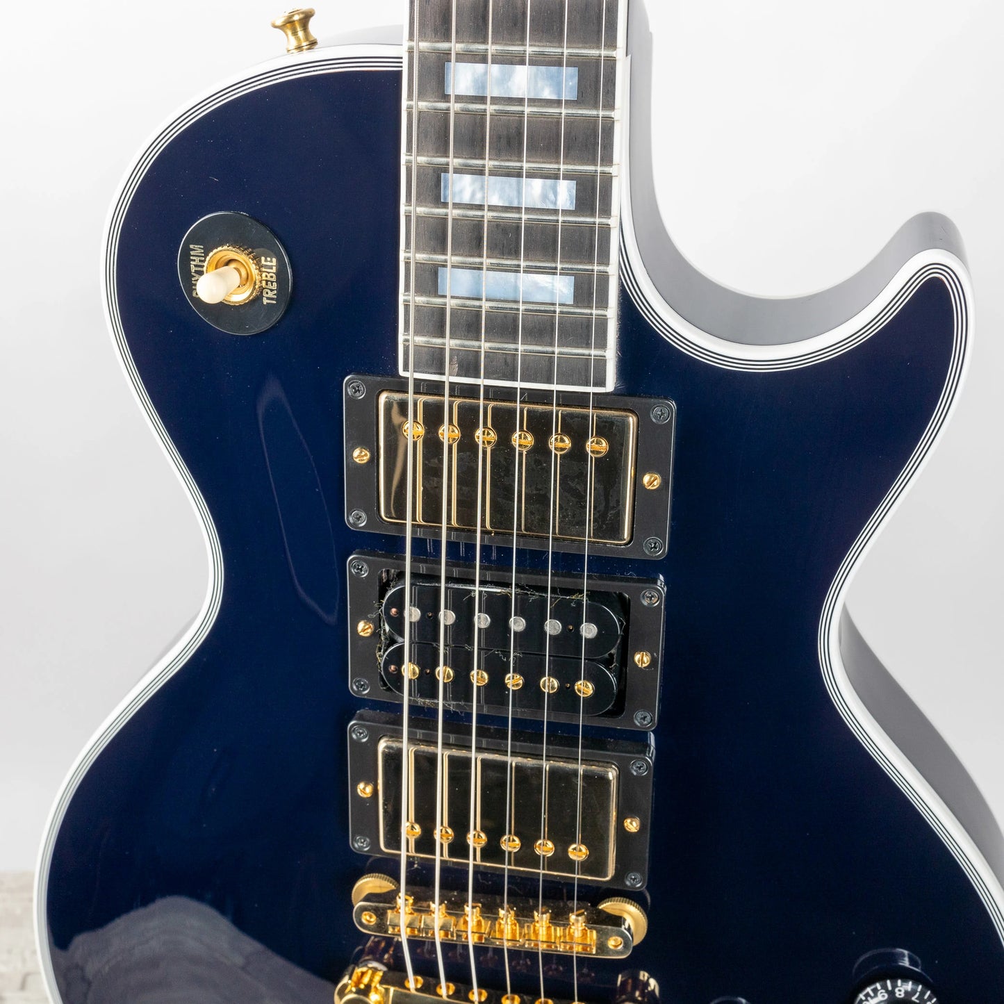 Gibson Mod™ Collection 1959 Les Paul Custom 3-Pickup, Midnight Blue Electric Guitar Gibson Mod™ Collection